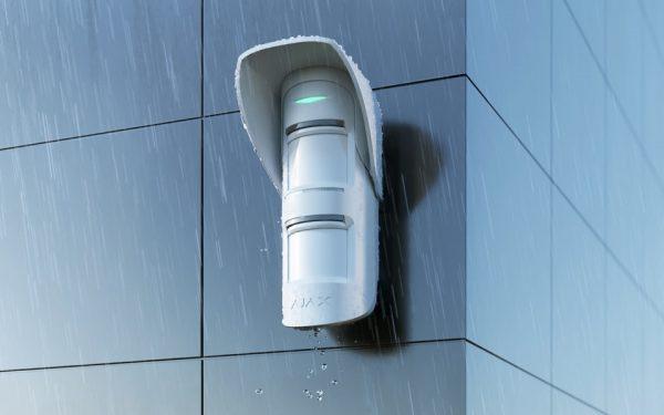 (kuva varten) Ajax Hood sadesuoja, MotionProtect Outdoor